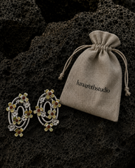 Blooming Osmanthus Halo Earrings