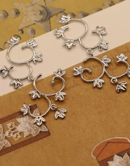 Verdant Vine Filigree Drop Earrings