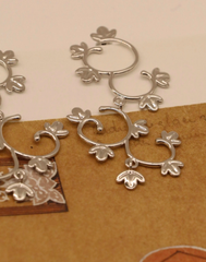 Verdant Vine Filigree Drop Earrings