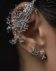 Nocturne Lace Vine Gothic Earrings