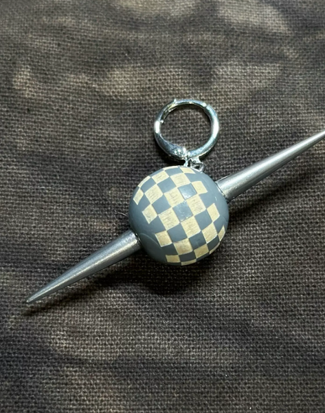 Checkmate Spike Statement Earrings